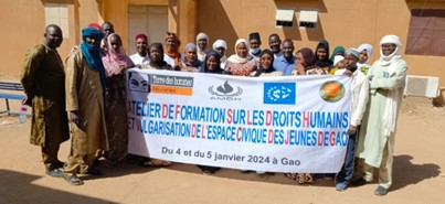 Formation des jeunes sur les droits humains et la vulgarisation de l’espace civique à Gao image3
